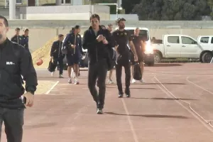 (Φώτος Kerkida) Στο Παραλίμνι η ΑΕΛ