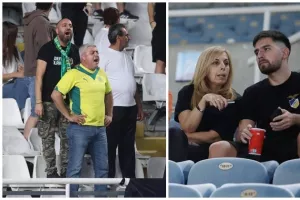 (ΦΩΤΟΣ) Εικόνες από τις κερκίδες στο ΑΠΟΕΛ-ΑΕΚ