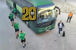 (Φώτος Kerkida) Άφιξη αποστολής Ομόνοιας
