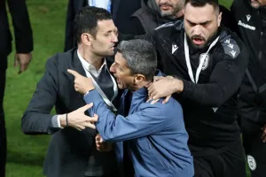 (Βίντεο/φώτος) Χαμός στην OPAP Arena με Λουτσέσκου μετά τη λήξη του ντέρμπι!