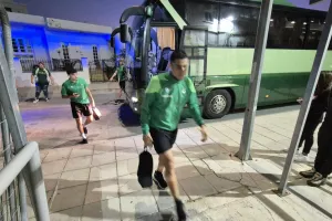 (Φώτος kerkida) Άφιξη αποστολής Ομόνοιας