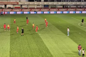 (Φώτος kerkida) Προθέρμανση... Νέας Σαλαμίνας