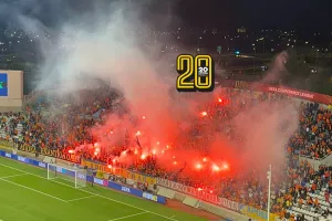 (Βίντεο Kerkida) Pyroshow από τους Πορτοκαλί!