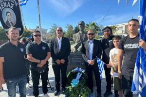 Το ετήσιο μνημόσυνο του Ήρωα Παναγιώτη Τουμάζου - Παρών και ο Κυριάκος Πραστίτης