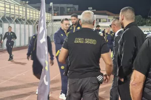 (Φώτος Kerkida) Στο Παραλίμνι η ΑΕΛ