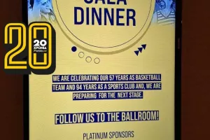 (Φώτος Kerkida) Γαλαζοκίτρινο... Gala Dinner στην παρουσία του ΠτΔ