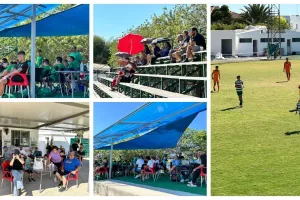 Αρχές Οκτώβρη με ζέστη - Με ομπρέλες οι γονείς στο γήπεδο