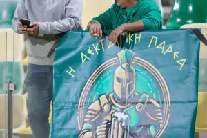 Οι ΑΕΚτζήδες στην Αρένα (φώτος)