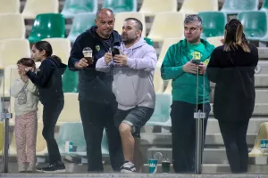Οι ΑΕΚτζήδες στην Αρένα (φώτος)