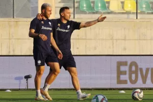 Η τελευταία προπόνηση της Εθνικής μας (Φώτος/Βίντεο)