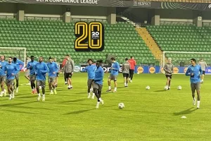 Η προπόνηση στο Zimbru Stadium (Φώτος Kerkida)