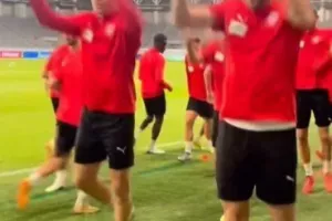 Προπόνηση στο "Αλφαμέγα" (Φώτος)