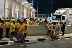 Βουκουρέστι... έξω από την Αρένα! (Φώτος kerkida)