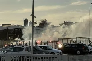 (Φώτος - Βίντεο kerkida) Θερμή υποδοχή από την Θύρα 1 