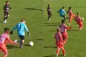 (Βίντεο) Πιτσιρικάς τερματοφύλακας θύμισε... Μέσι!