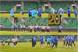 Η προπόνηση του ΑΠΟΕΛ στο Tallaght Stadium (Βίντεο Kerkida/Φώτος)