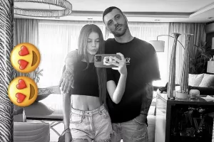 Στο πλευρό της μπασκετικής ομάδας του δικέφαλου ο Βιεϊρίνια μαζί με την κόρη του