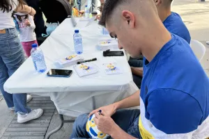 (Φώτος Kerkida) “Γαλαζοκίτρινη” παρουσία στον Ραδιομαραθώνιο 