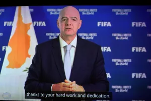 Οι ευχές του Ινφαντίνο: "Η Κύπρος είναι μια χώρα παθιασμένη με το ποδόσφαιρο" (Βίντεο)