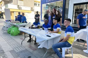 (Φώτος Kerkida) “Γαλαζοκίτρινη” παρουσία στον Ραδιομαραθώνιο 