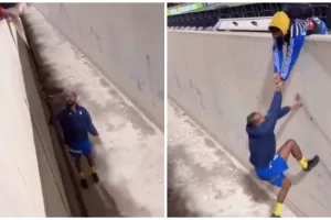 (ΒΙΝΤΕΟ) Στην καταπακτή ο Ελ Αραμπί για... καλό σκοπό!