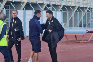 Με χαμόγελο... στα γνώριμα λημέρια ο Σατσιάς! (Φώτος Kerkida)