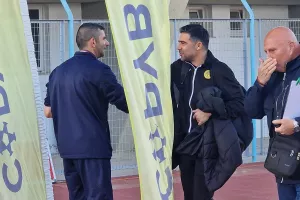 Με χαμόγελο... στα γνώριμα λημέρια ο Σατσιάς! (Φώτος Kerkida)