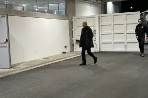 (Φώτος kerkida) Η άφιξη της ΑΕΚ  