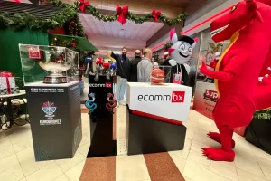 Η διάσκεψη τύπου της ΚΟΚ με την ECOMMBX για το Ευρωμπάσκετ (φώτος Kerkida)