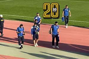 (Φώτος kerkida) Η άφιξη του ΑΠΟΕΛ