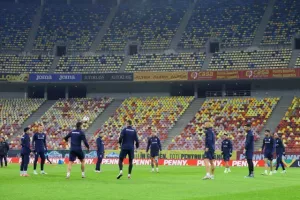 Η προπόνηση στο "National Arena Bucharest" (Φώτος)