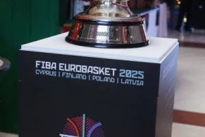 Η διάσκεψη τύπου της ΚΟΚ με την ECOMMBX για το Ευρωμπάσκετ (φώτος Kerkida)