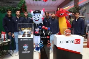 Η διάσκεψη τύπου της ΚΟΚ με την ECOMMBX για το Ευρωμπάσκετ (φώτος Kerkida)