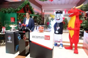 Η διάσκεψη τύπου της ΚΟΚ με την ECOMMBX για το Ευρωμπάσκετ (φώτος Kerkida)