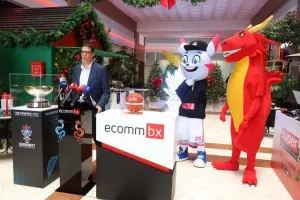 Η διάσκεψη τύπου της ΚΟΚ με την ECOMMBX για το Ευρωμπάσκετ (φώτος Kerkida)