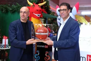Η διάσκεψη τύπου της ΚΟΚ με την ECOMMBX για το Ευρωμπάσκετ (φώτος Kerkida)