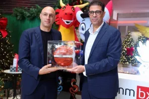 Η διάσκεψη τύπου της ΚΟΚ με την ECOMMBX για το Ευρωμπάσκετ (φώτος Kerkida)