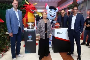 Η διάσκεψη τύπου της ΚΟΚ με την ECOMMBX για το Ευρωμπάσκετ (φώτος Kerkida)