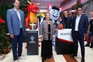 Η διάσκεψη τύπου της ΚΟΚ με την ECOMMBX για το Ευρωμπάσκετ (φώτος Kerkida)