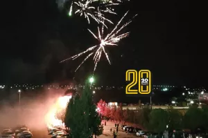(Βίντεο kerkida) Το pyro show της Θύρας 9