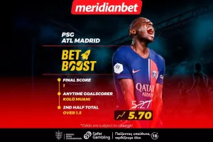 Παρί-Ατλέτικο Μαδρίτης: Με Κόλο Μουανί και bet boost σε απόδοση 5.70! – Είσαι ένα κλικ μακριά από το μπόνους σου 