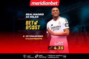 Ρεάλ Μαδρίτης-Μίλαν: Bet boost με Μπαμπέ σε πρώτο πλάνο – Είσαι ένα κλικ μακριά από το μπόνους σου 