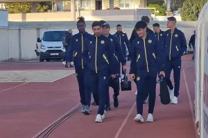 (ΦΩΤΟΡΕΠΟΡΤΑΖ) Η άφιξη της ΑΕΛ στο ''Τάσος Μάρκου''