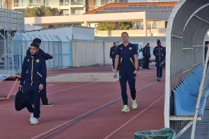 (ΦΩΤΟΡΕΠΟΡΤΑΖ) Η άφιξη της ΑΕΛ στο ''Τάσος Μάρκου''