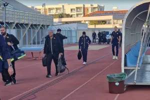(ΦΩΤΟΡΕΠΟΡΤΑΖ) Η άφιξη της ΑΕΛ στο ''Τάσος Μάρκου''