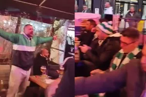(Βίντεο) Ξεκίνησαν... πάρτι στη Γάνδη οι Ομονοιάτες!