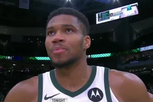 Ο Greek Freak βούρκωσε στις δηλώσεις του, ακούγοντας τον κόσμο να φωνάζει "MVP"