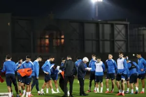 Χωρίς προβλήματα και παρουσία Γκαγκάτση η προπόνηση της Εθνικής πριν την Αγγλία