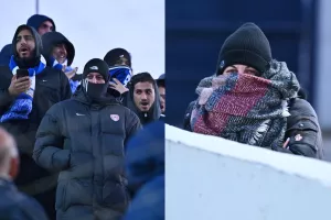 (Φώτος) Ο κόσμος στο παγωμένο... Δασάκι