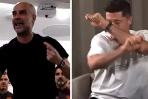 Επικό βίντεο: Ο Λεβαντόφσκι μιμείται τον τρόπο που δίνει οδηγίες ο Πεπ